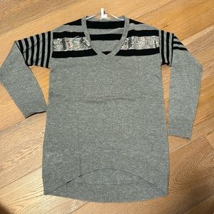 BCBGeneration long sleeved sweater with sequin embellishments